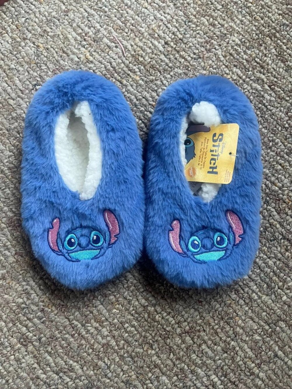 Kids Stitch Slippers - Size Small-Medium - New